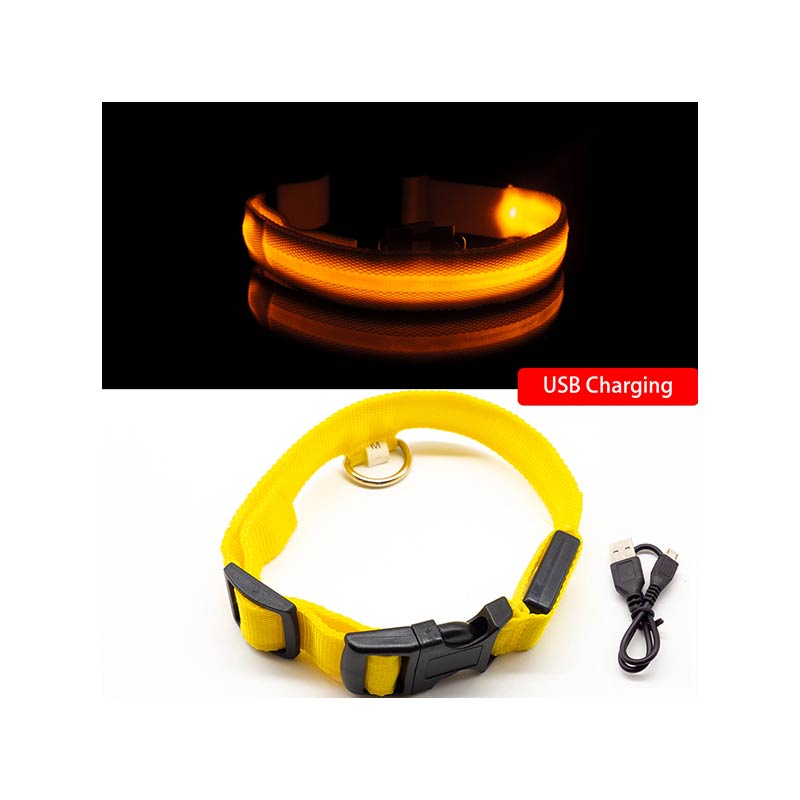 LED Nylon Dog Collar