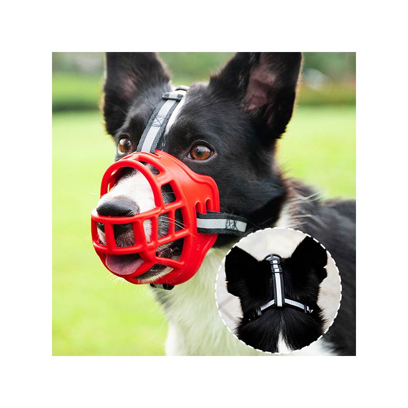 Dog Safe Muzzle with Adjustable Straps