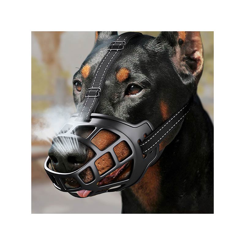 Dog Safe Muzzle with Adjustable Straps
