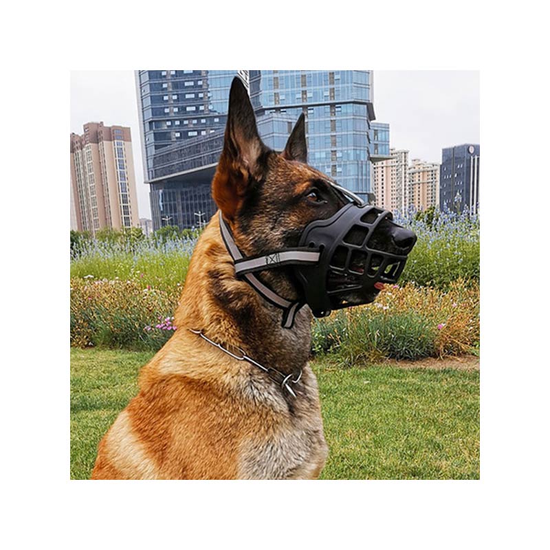 Dog Safe Muzzle with Adjustable Straps