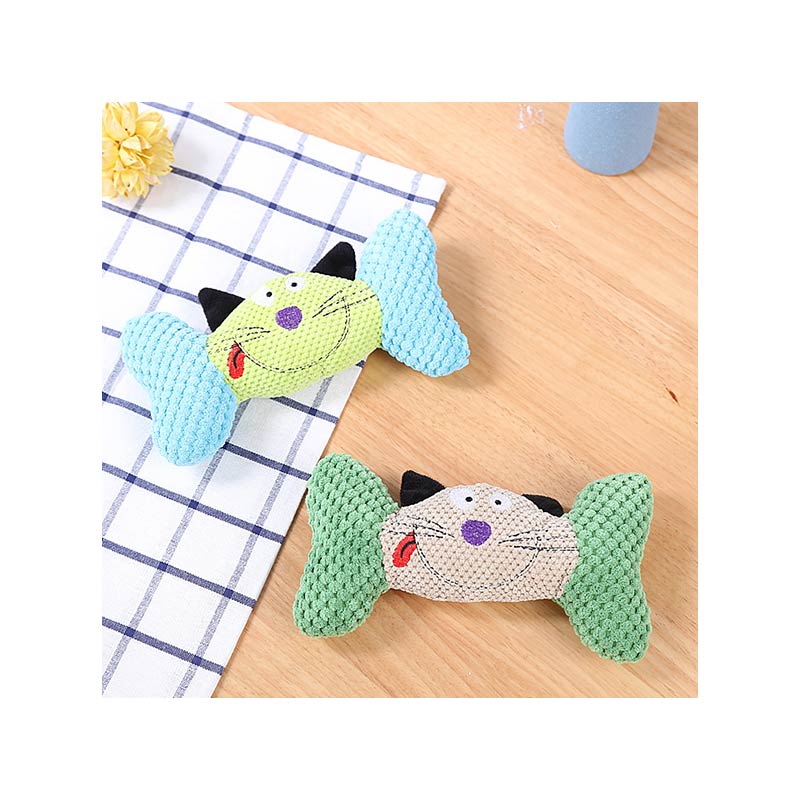 Cat Bone Shape Pet Dog Chew Toys