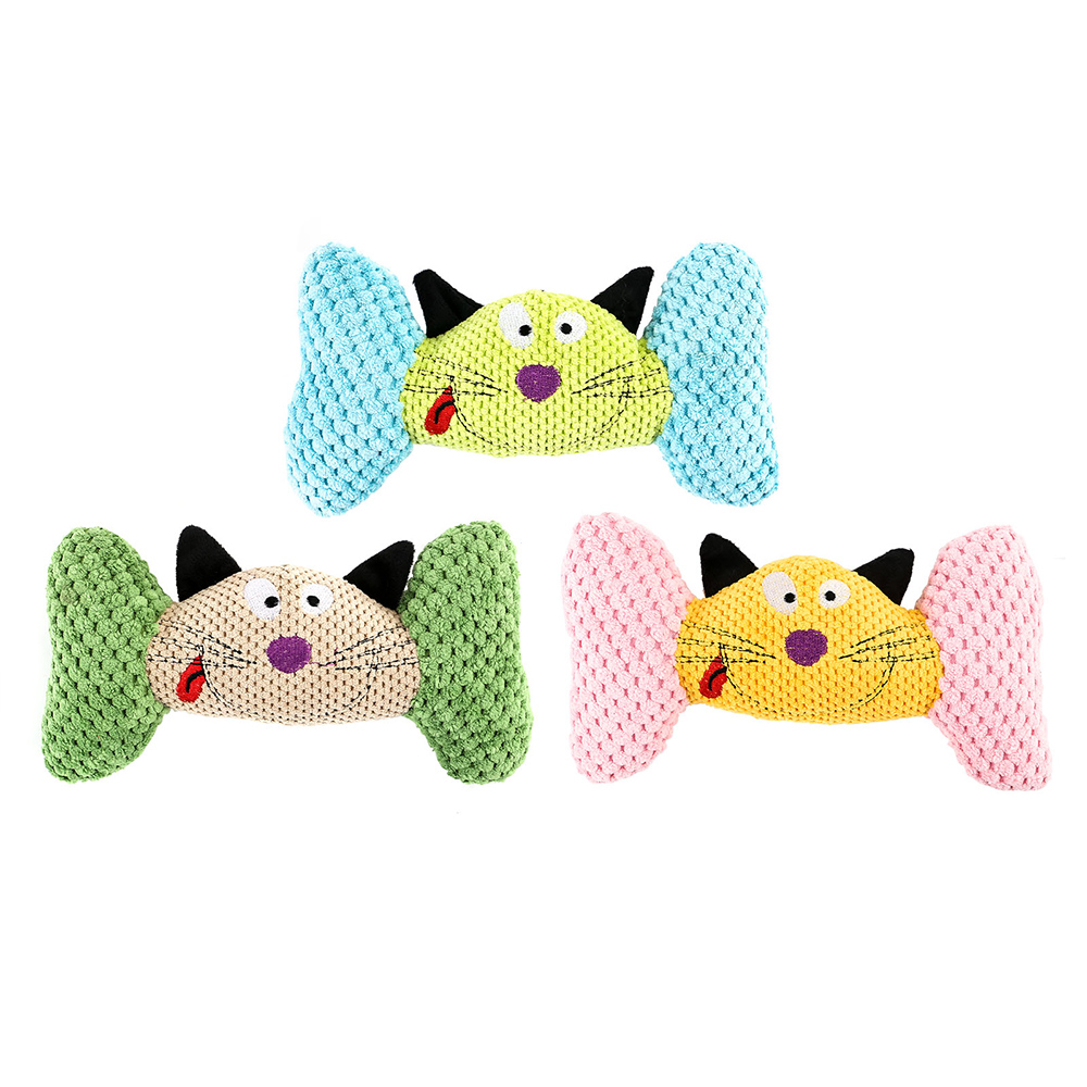 Cat Bone Shape Pet Dog Chew Toys