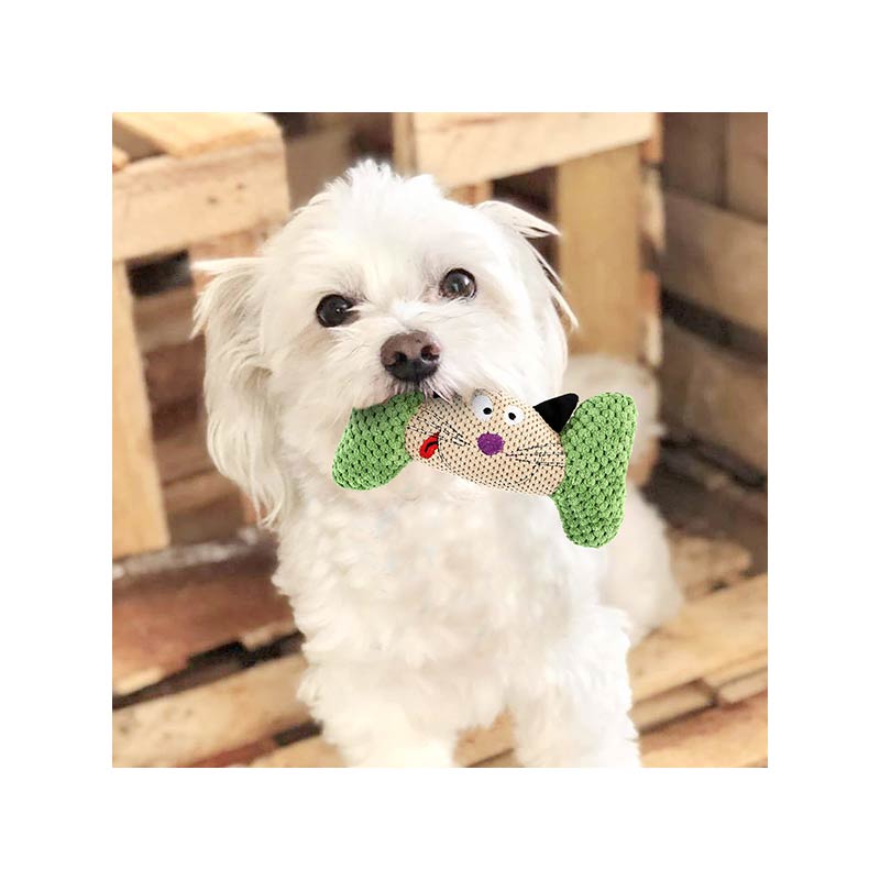 Cat Bone Shape Pet Dog Chew Toys