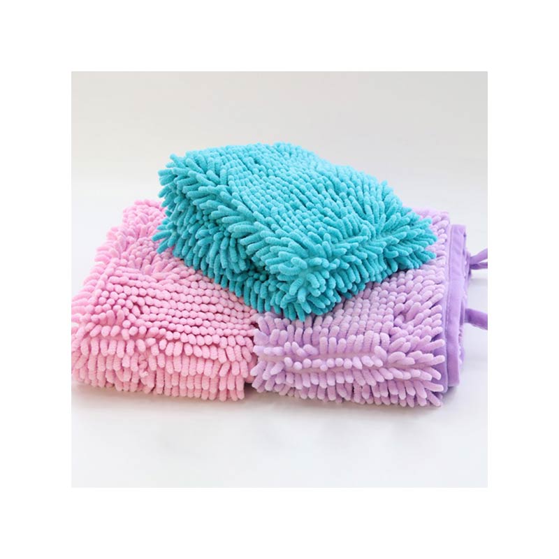 Chenille Pet Bath Towels