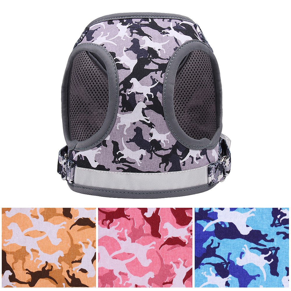 Camouflage Pet Harness Leash Set