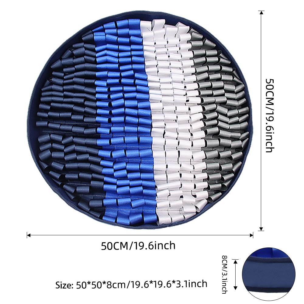 Round Splicing Dog Sniff Mat