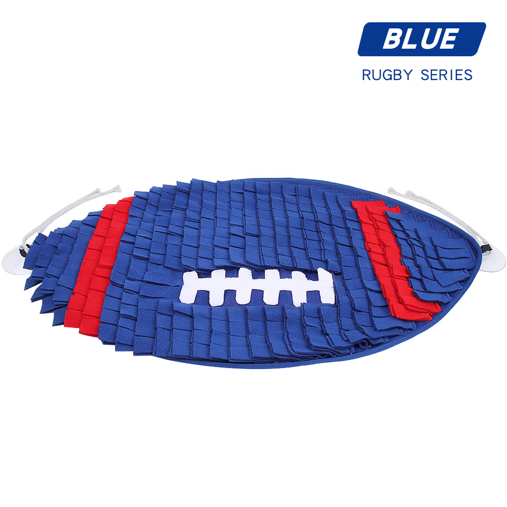 Rugby-shaped Dog Sniff Mat