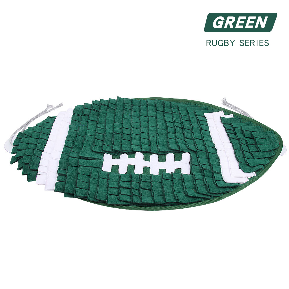 Rugby-shaped Dog Sniff Mat