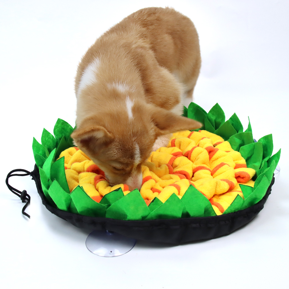 Foldable Colorful Sunflower Dog Sniff Mat