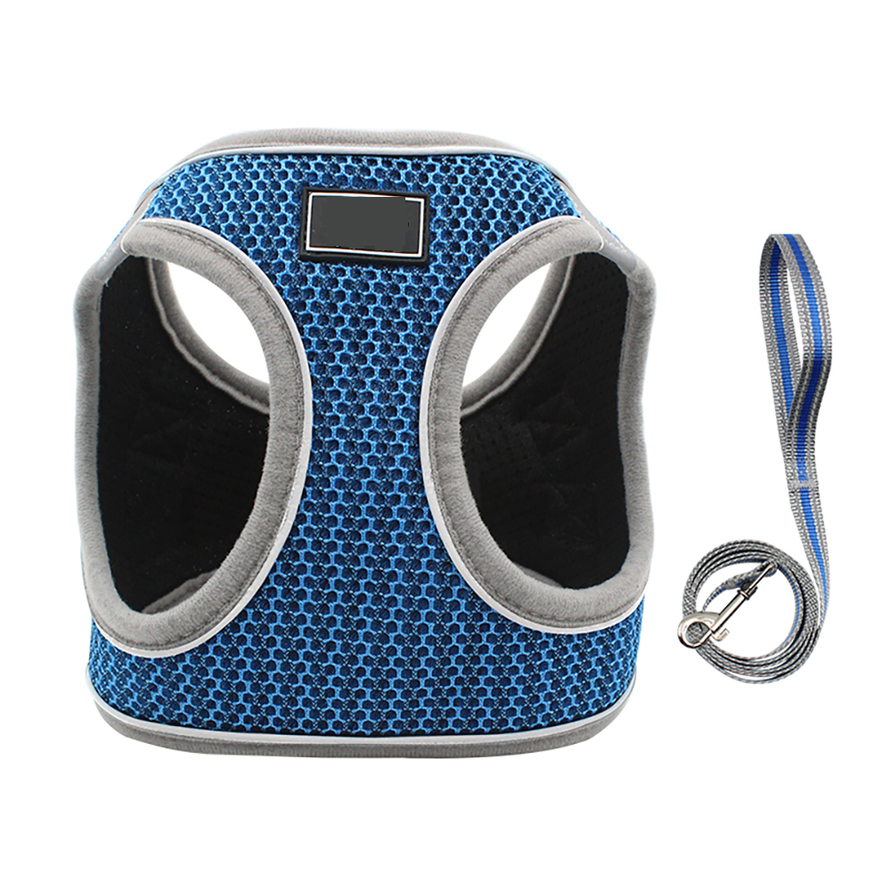 Breathable Mesh Pet Harness Leash Set