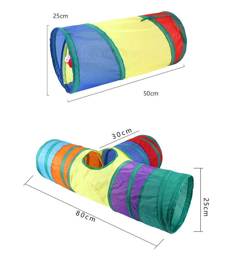 24 Packs Cat Tunnel Toys Set