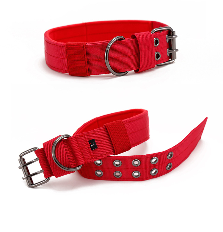 Adjustable Soft Padded Nylon Pet Collar