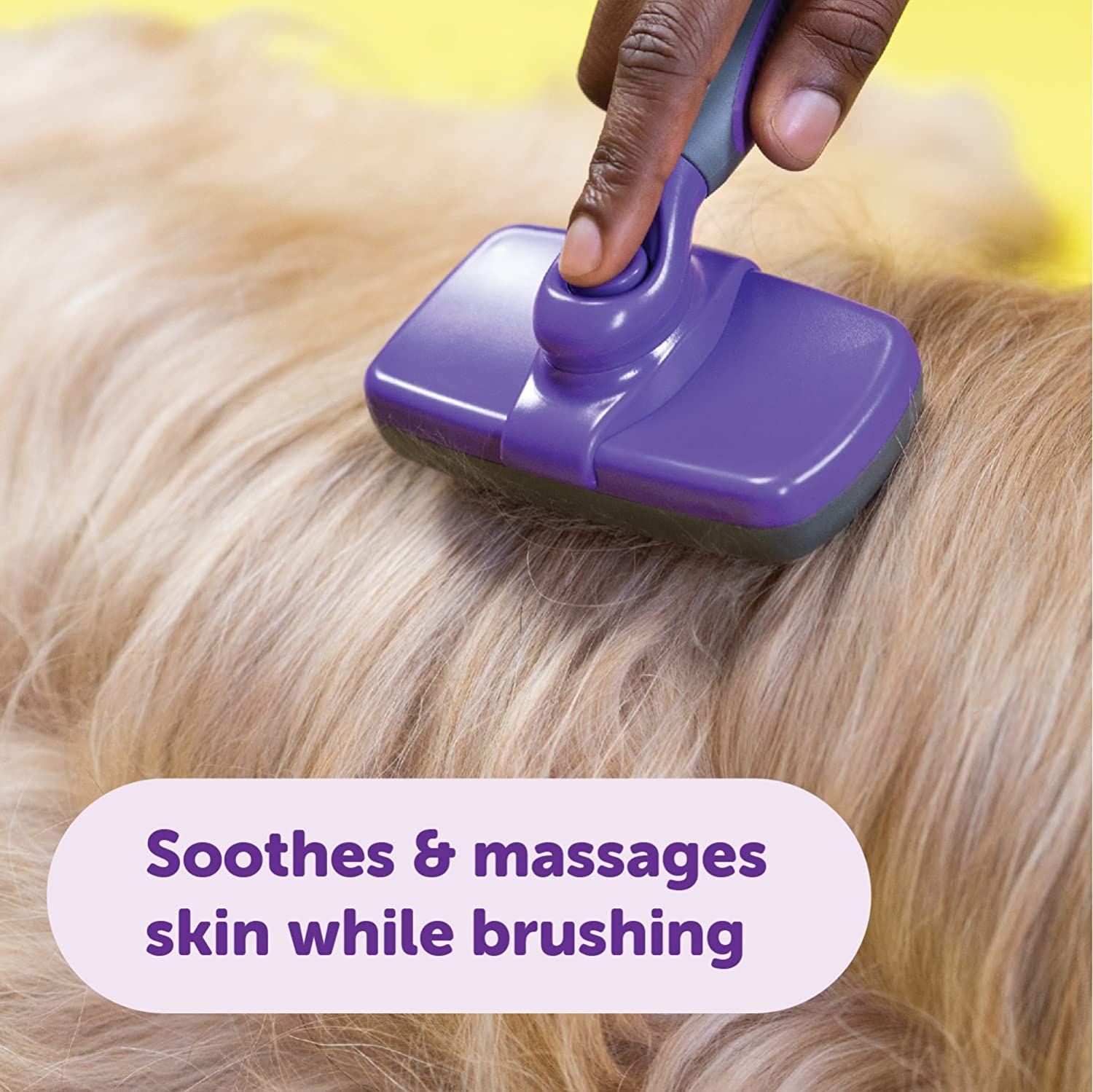Pet Self-Cleaning Slicker Brush