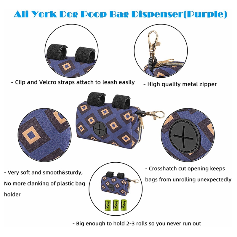 Neoprene Pet Garbage Bag Dispenser
