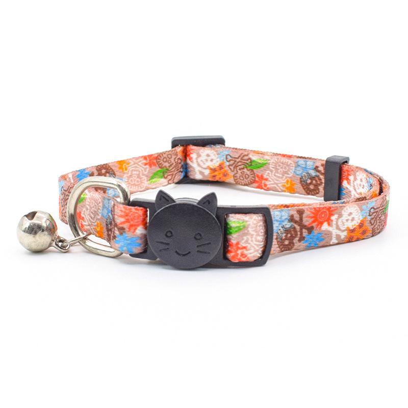 Printing Adjustable Pet Bow Tie Collar with Bell