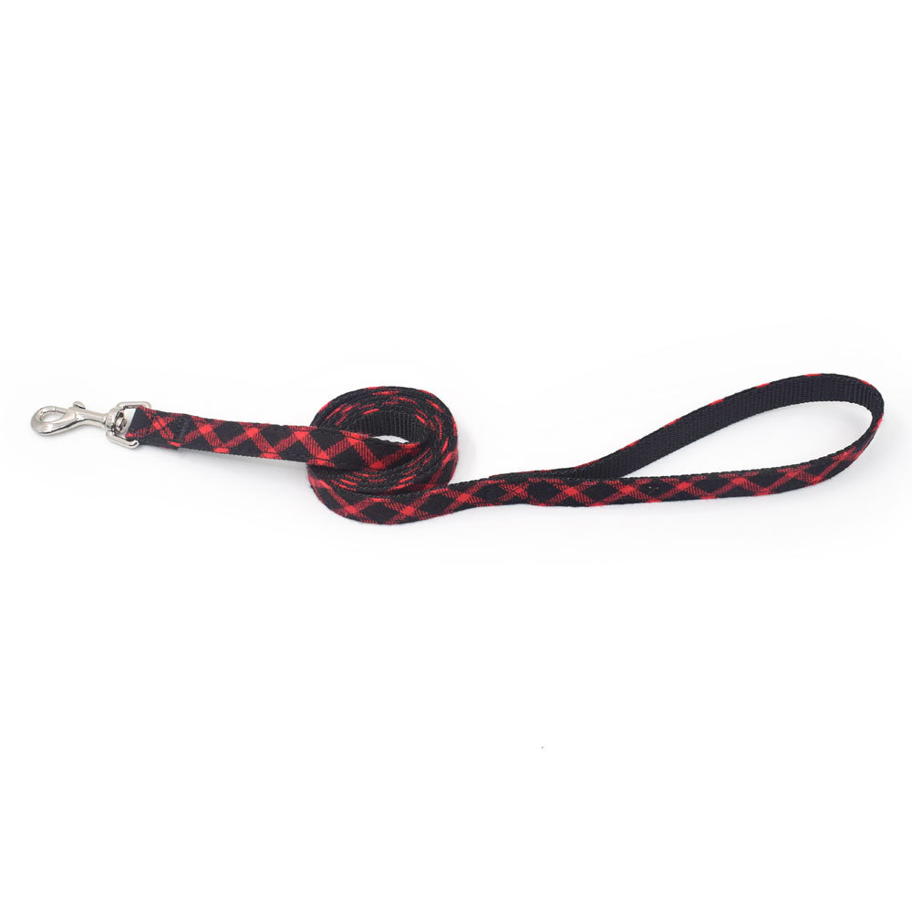 Plaid Outdoor Walking Pet Leash