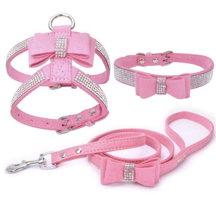 Rhinestone Dog Harness