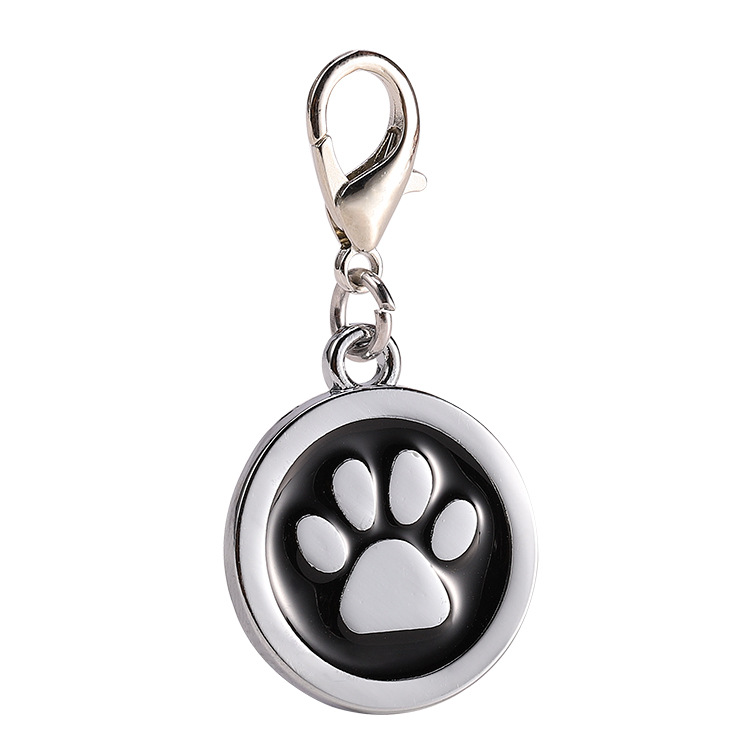 Paw Pattern Pet ID Tags