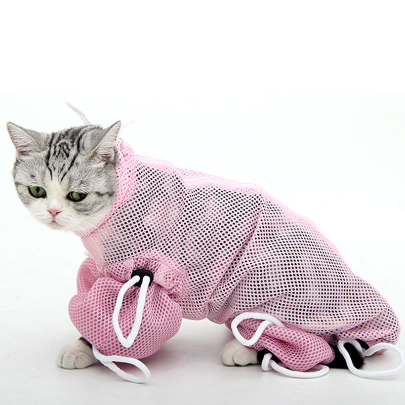 Mesh Cat Bathing Bag