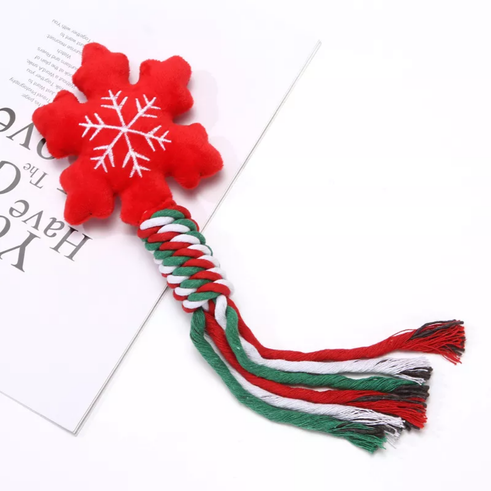 Christmas Cotton Rope Dog Toy
