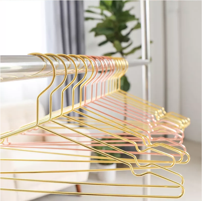 Metal pet clothes hangers