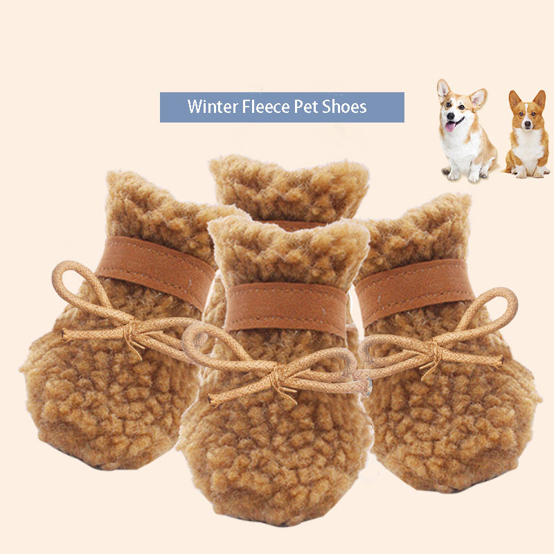 Fleece Dog Snoe Shoes