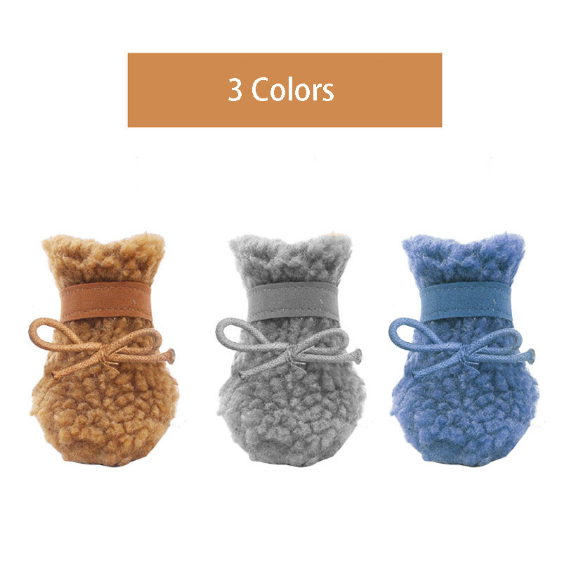 Fleece Dog Snoe Shoes