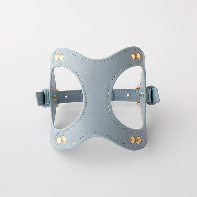 Leather Pet Dog Harness and Leash Set