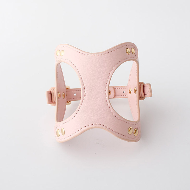 Leather Pet Dog Harness and Leash Set