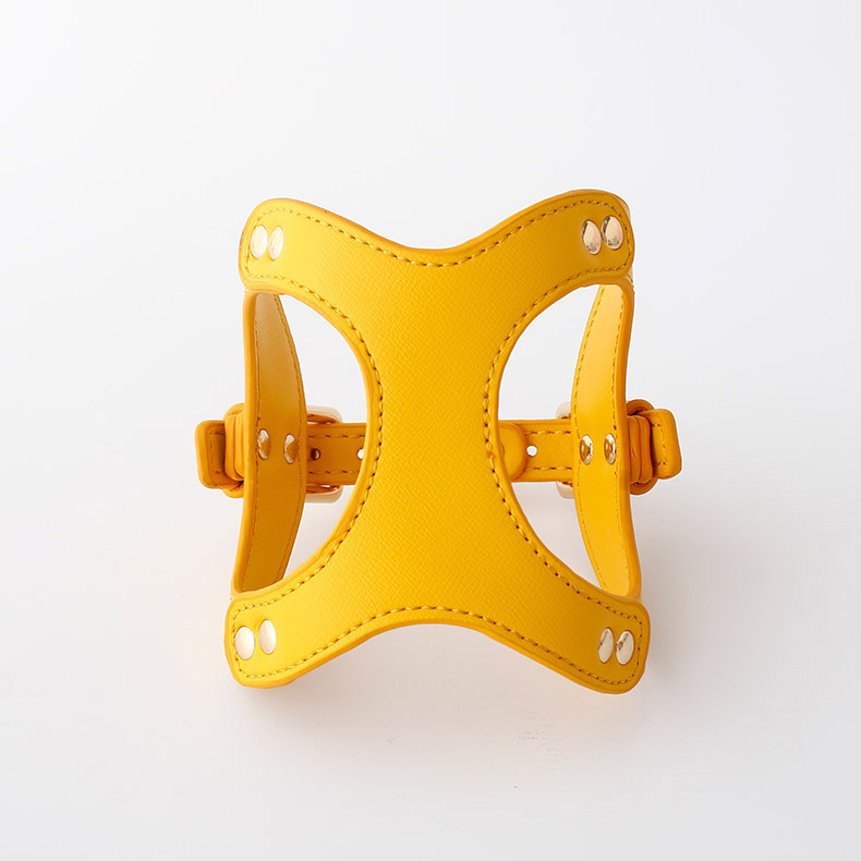 Leather Pet Dog Harness and Leash Set