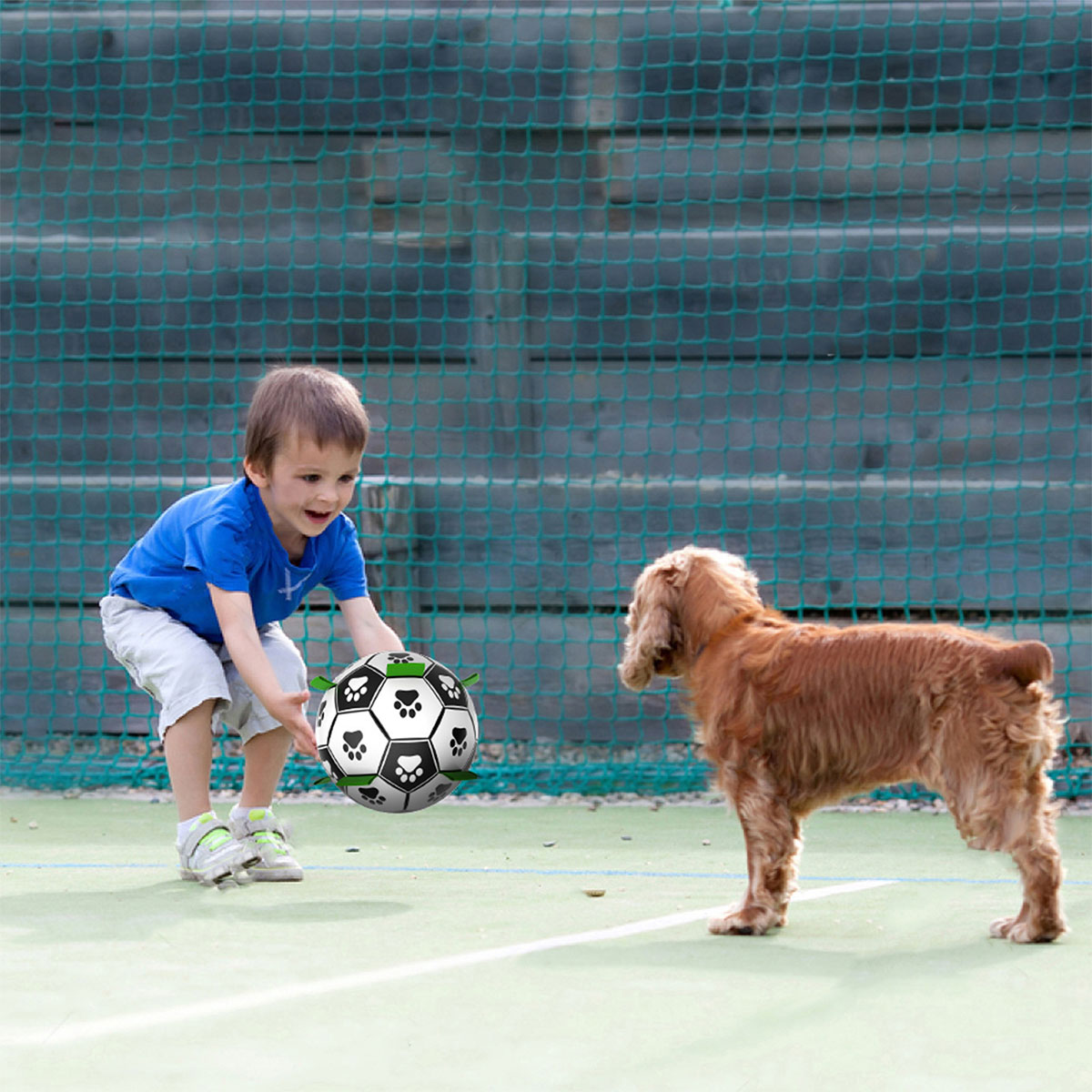 Football Shape Dog Tug Toy