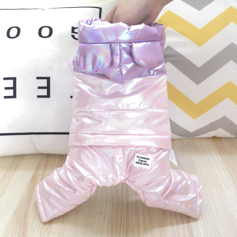 Waterproof Colorful Winter Pet Hoodie Dog Clothes