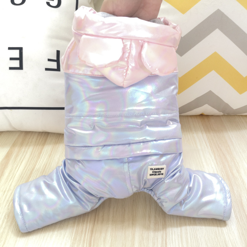 Waterproof Colorful Winter Pet Hoodie Dog Clothes