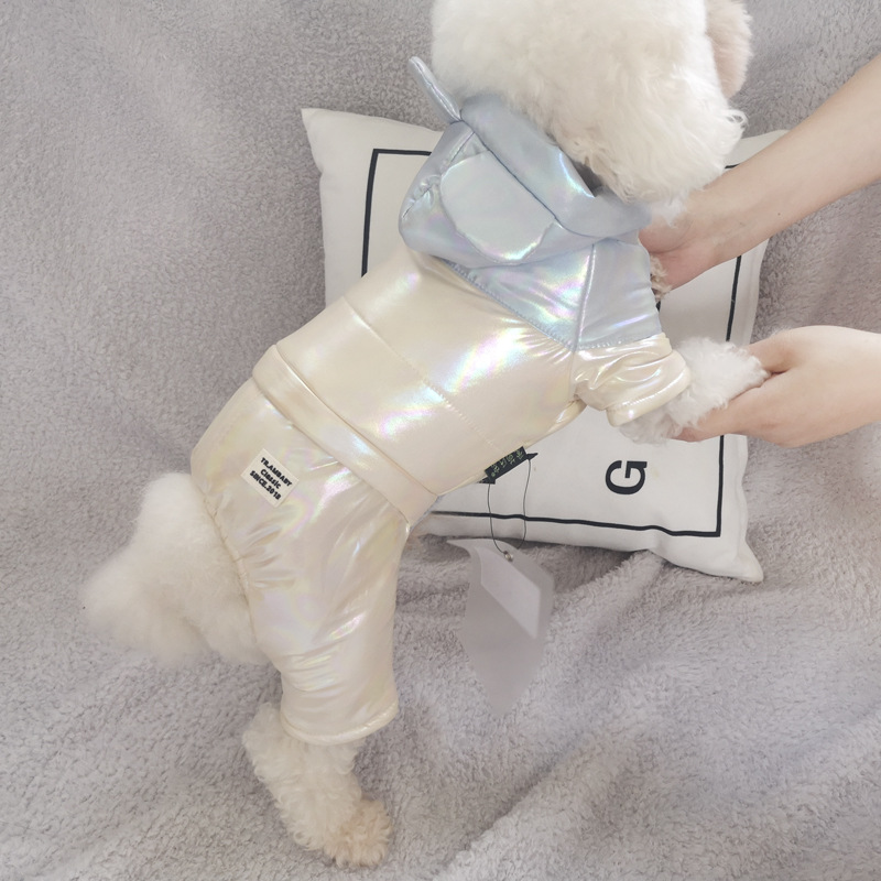 Waterproof Colorful Winter Pet Hoodie Dog Clothes