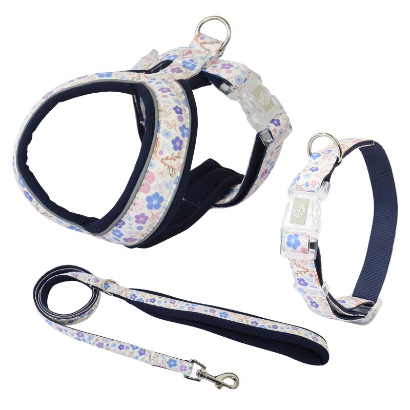 Luxury Printing Reflective Dog Harness C