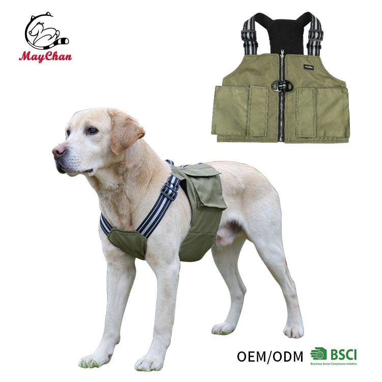 Jacket-style Oxford Fabric Dog Harness