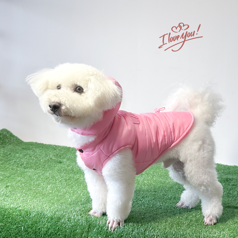  Puffy jacket for dog